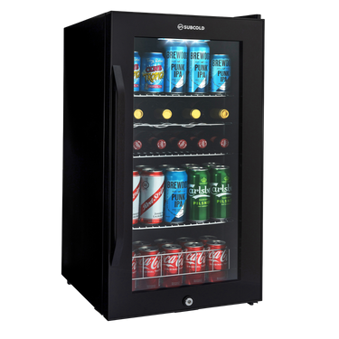 Subcold Ace 90 LED Touch Control Beer Fridge - Black | Refurbished